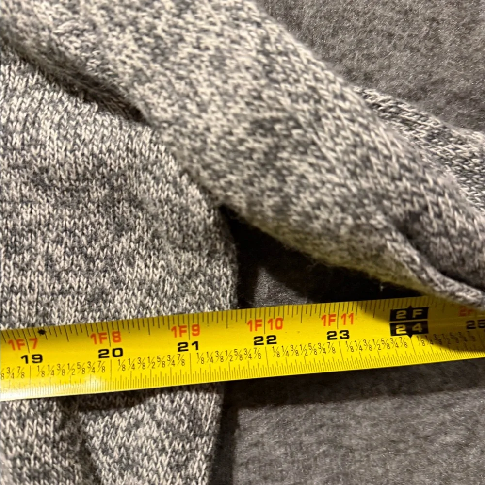 American Eagle Wool Blend Sweater mens L heathered gray soft preppy Classic Fit